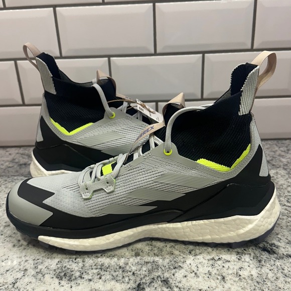 Adidas Terrex Free Hiker 2‎ Mens 10.5 Hiking Shoes Grey Black Pulse Lime IF4923 main image 8